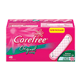 Carefree&nbsp;&nbsp;original long medium protection pantiliners, lightly scented Full-Size Picture